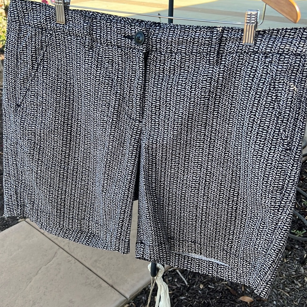 Cabi shorts. Black and white.